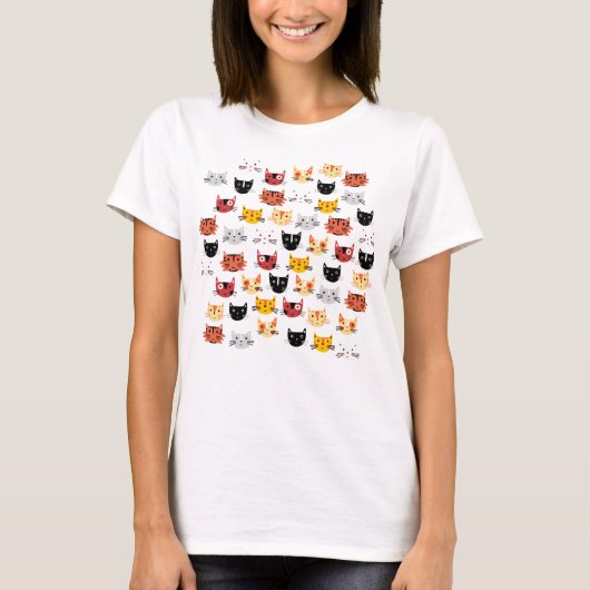 T-shirt Cute chat (Devant)
