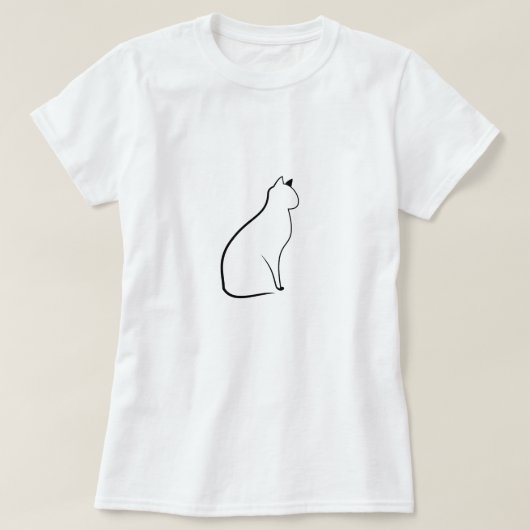 T-shirt Cute chat (Design devant)