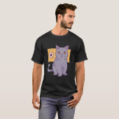T-shirt Cute chat (Devant entier)