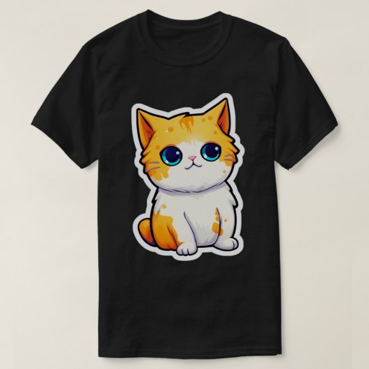 T-shirt Cute Chat 37 (Design devant)