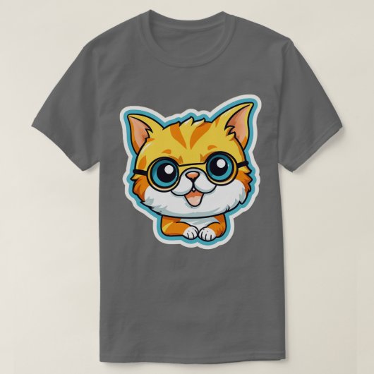 T-shirt Cute Chat 41 (Design devant)