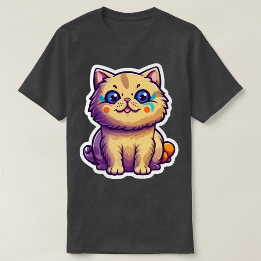 T-shirt Cute Chat 43 (Design devant)