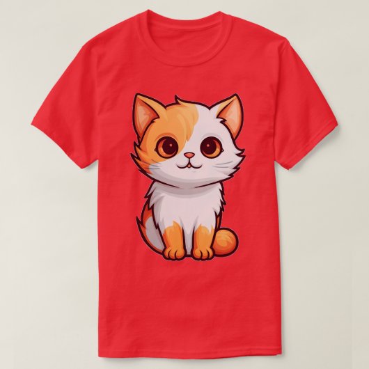 T-shirt Cute Chat 49 (Design devant)