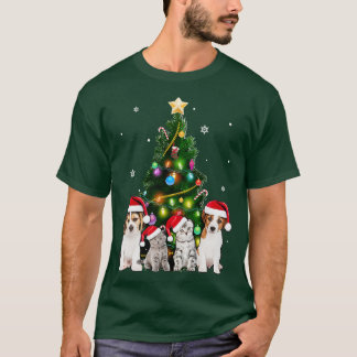 T-shirt Cute Chat Noël Arbre Amoureux des chats Noël Anima