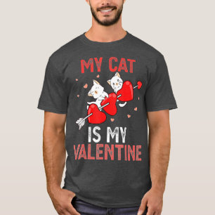 T-shirt Cute Chat Valentine Mon Chat est mon Valentine Kit