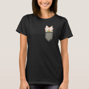 T-shirt Cute chaton Chat en poche J'aime chats 2