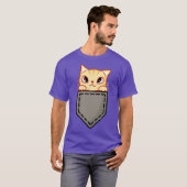 T-shirt Cute chaton Chat en poche J'aime chats 4 (Devant entier)