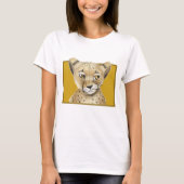 T-shirt Cute Cheetah - Safari Animal Graphic Tee (Devant)