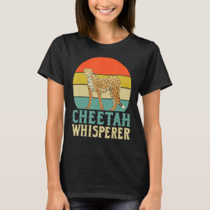 T-shirt Cute Cheetah Whisperer tenue Amour Big Cat