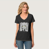 T-shirt Cute Chibi Neko Girl with Smug Smile (Devant entier)