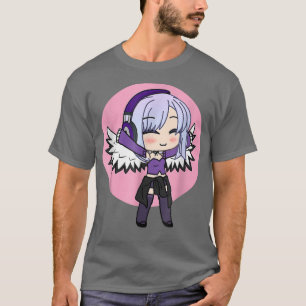 T-shirt Cute Chibi Style Kawaii Anime Girl With Wings