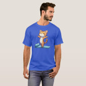 T-shirt Cute Chibi Yoga Cat funny (Devant entier)