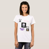 T-shirt Cute Chill Panda With Boba (Devant entier)