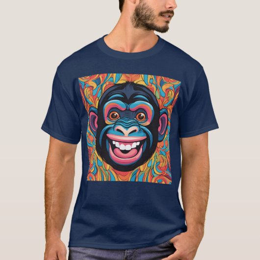 T-shirt Cute Chimpanzé (Devant)