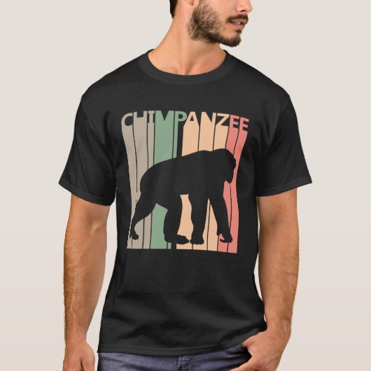 T-shirt Cute chimpanzee animal (Devant)