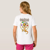T-shirt Cute Christmas Gecko – Rockin’ Around the Tree Hol (Dos entier)