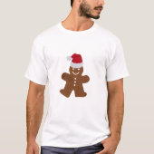 T-shirt Cute Christmas Gingerbread Homme Cookie (Devant)