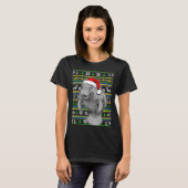 T-shirt Cute Christmas Manatee Shirt, Manatee Ugly Xmas Sw (Devant entier)