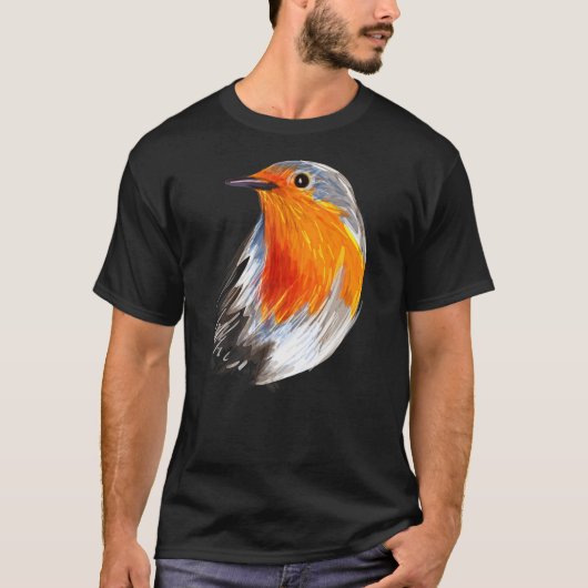 T-shirt Cute Christmas Robin Costume Bird Watcher Birding (Devant)