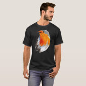 T-shirt Cute Christmas Robin Costume Bird Watcher Birding (Devant entier)
