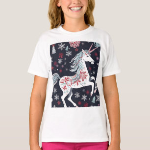 T-shirt Cute Christmas Unicorn