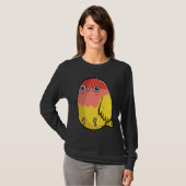 T-shirt Cute Chubby Lutino Lovebird  For Bird (Devant entier)