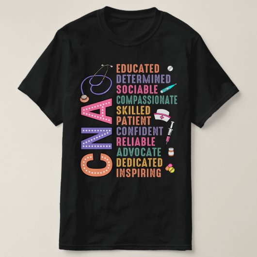 T-shirt Cute CNA (Design devant)