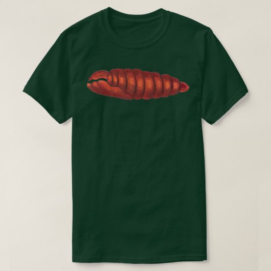 T-shirt Cute Cocoon Hornworm pupa Aquarelle Design (Design devant)