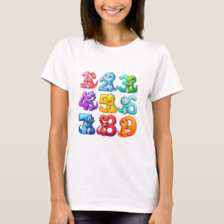 T-shirt Cute Colourful Numbers Maths T Shirt for Kids