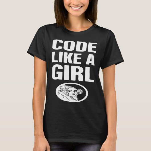 T-shirt Cute Computer Science & Programming  Ada Lovelace (Devant)