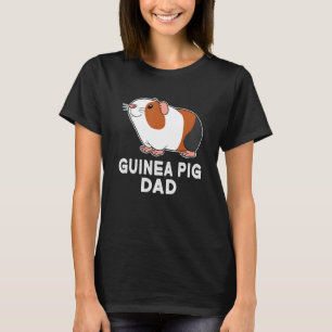 T-shirt Cute Conception de porc de Guinée pour papa Hommes