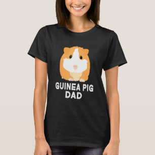 T-shirt Cute Conception de porc de Guinée pour papa Hommes
