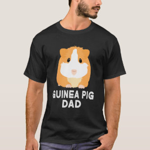 T-shirt Cute Conception de porc de Guinée pour papa Hommes