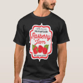 T-shirt Cute confiture de framboise maison Easy Lazy Hallo (Devant)