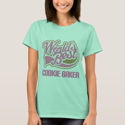 T-shirt Cute Cookie Baker (Devant)