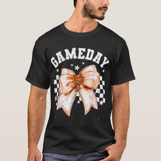 T-shirt Cute Coquette Bow Basket Retro Jour Femmes (Devant)