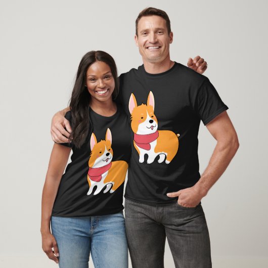 T-shirt Cute Corgi 527 (Unisexe)