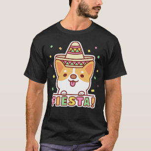 T-shirt Cute Corgi Chiot Profitant D'Un