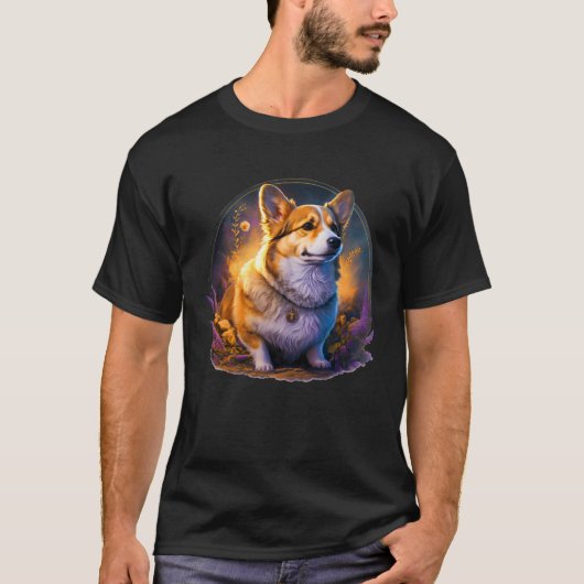 T-shirt Cute Corgi Cool Pembroke Welsh Corgi  18 (Devant)