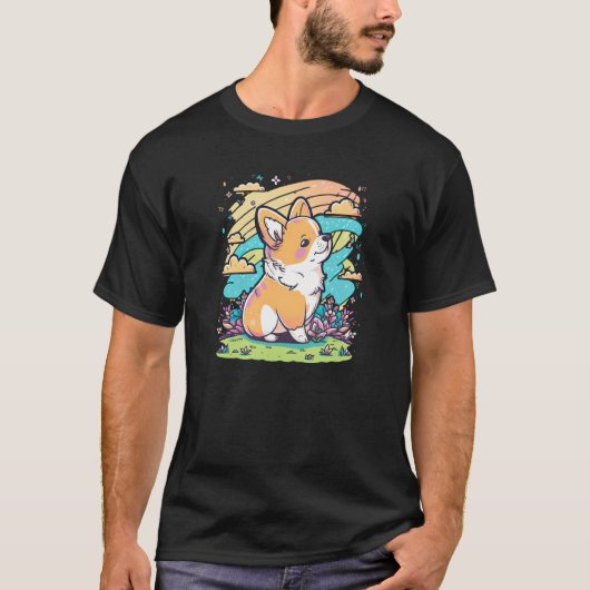 T-shirt Cute Corgi Cool Pembroke Welsh Corgi 2 (Devant)