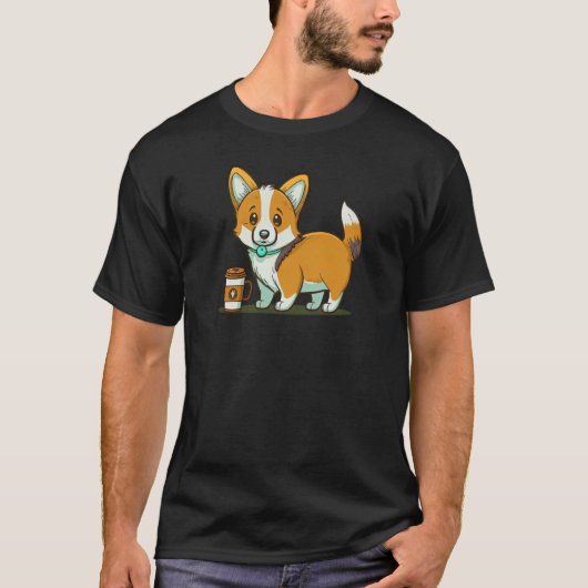 T-shirt Cute Corgi Cool Pembroke Welsh Corgi 8 (Devant)