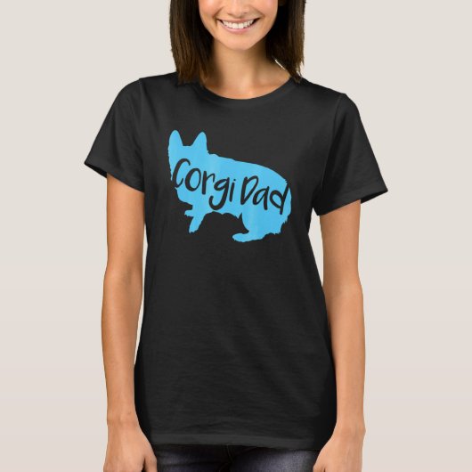 T-shirt Cute Corgi Papa Corgi Welsh Pembroke Chien (Devant)
