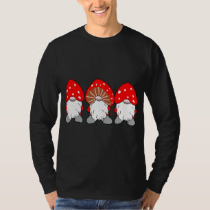 T-shirt Cute Cottagecore Champignons Gnomes Toadstools