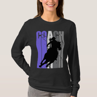 T-shirt Cute Cowgirl Coach Instructor Cow Girls Rides Hors