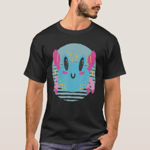 T-shirt Cute Crabe Océan Crawfish Mer animal