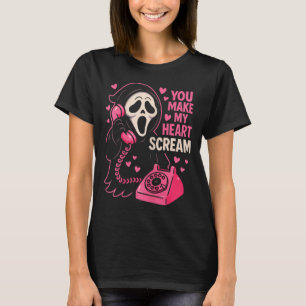T-shirt Cute Creepy Horror Fais Crier Mon Cœur pour la Sai