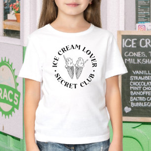 T-shirt Cute Crème glacée Cone Lover Enfants