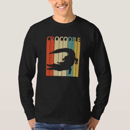 T-shirt Cute Crocodile Animal (Devant)