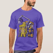T-shirt Cute Crocodile Worker (Devant)