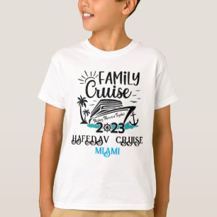 T-shirt Cute croisière personnalisée Bateau Famille Voyage